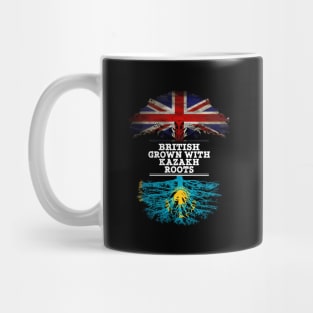 British Grown With Kazakh Roots - Gift for Kazakh With Roots From Kazakhstan Mug